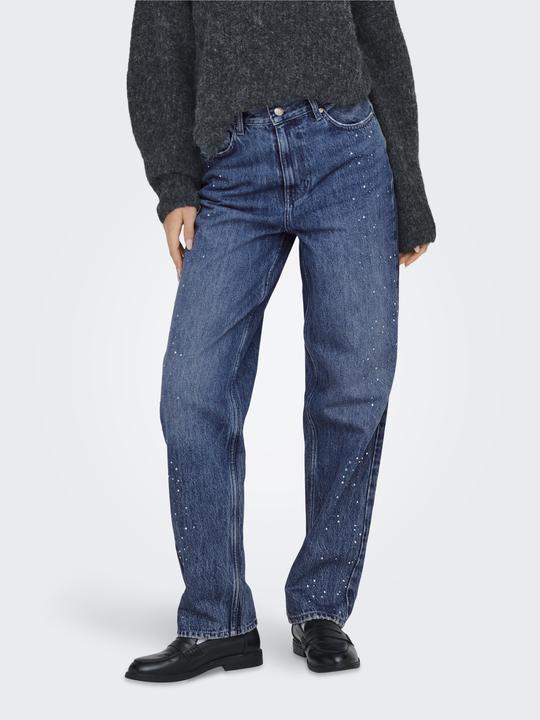 Actual product image Only ONLROBYN High waist straight cut jeans Straight fit jeans (W28/L30)