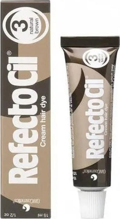 Actual product image Refectocil Colour for eyelashes and eyebrows 15 ml - Shade: 3 natural brown