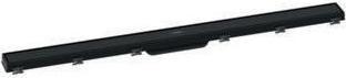 Actual product image hansgrohe Shower channel RainDrain Match, with height-adjustable frame 1000mm, matt black (1000 mm)