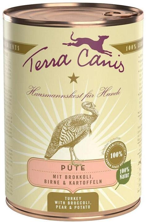 Image du produit Terra Canis Dinde avec broccolis poire et pommes de terre (Adulte, 1 pcs, 460 g)