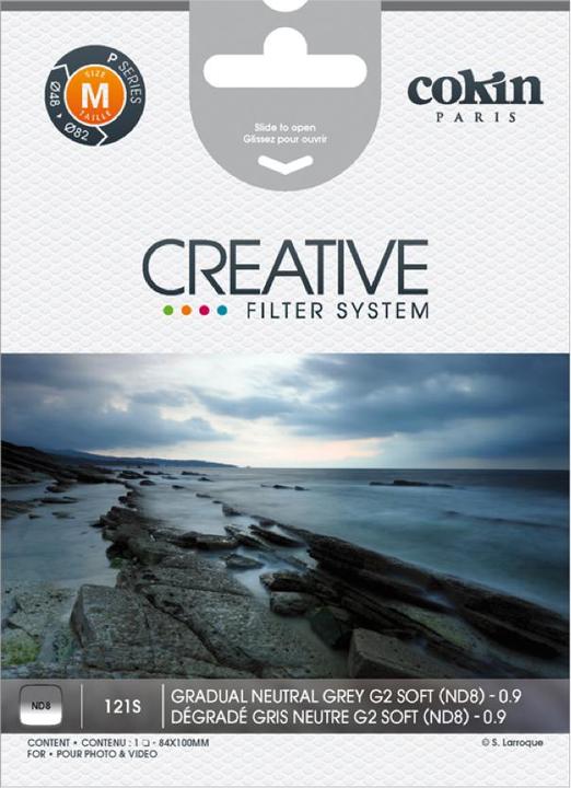 Image du produit Cokin Filtre P121S Course 2 ND 8 (84 mm, Filtre dégradé gris, 82 mm)