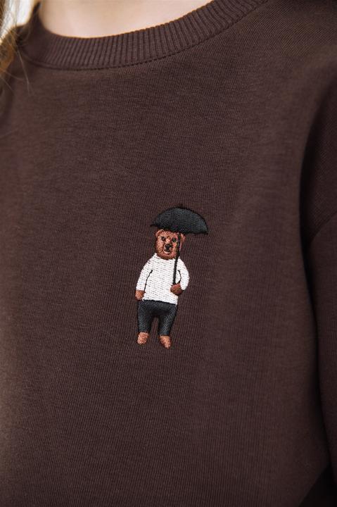 Immagine prodotto Hebe Warmes Sweatshirt mit gesticktem Bär (80)