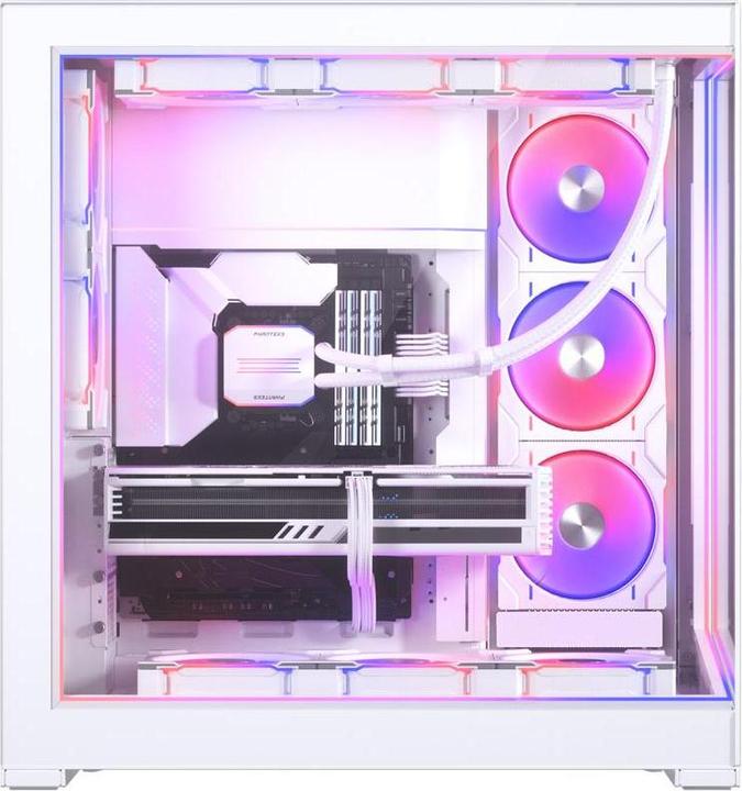 Actual product image Phanteks NV9 Premium DRGB Kit + power hub, 3x for outer frame, 1x mainboard cable cover (Red, Blue, Green)