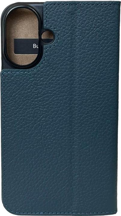 Image du produit Mike Galeli Book-Cover en cuir véritable Marc rain forest (Apple iPhone 16)
