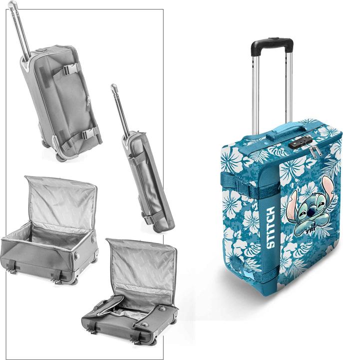 Actual product image Karactermania Foldable Cabin Suitcase Aloha