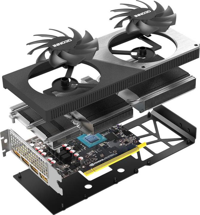 Actual product image Inno3D GeForce RTX 4060Ti Twin x2 (16 GB)