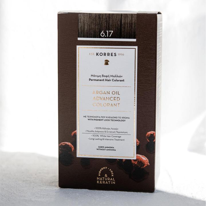 Produktbild Korres Argan Oil Hair Color (Nr. 6.17 - Dark Blonde Beige)
