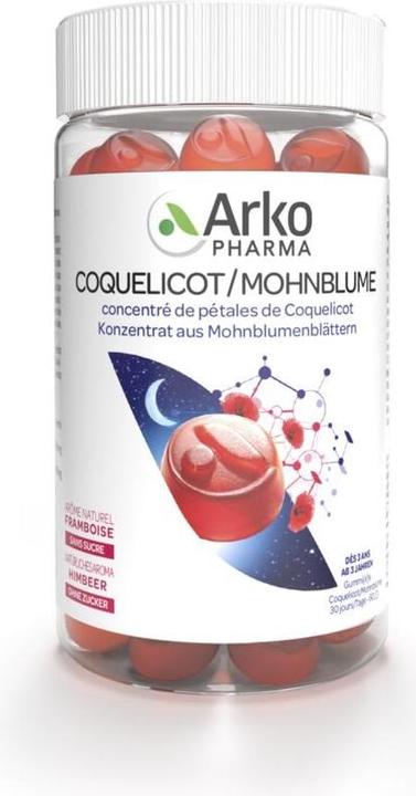 Actual product image Arkopharma Poppy flower (60 Piece, Gummies, 198 g)