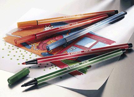 Actual product image STABILO Pen 68 Premium felt-tip pen (Multicoloured, 1 x)