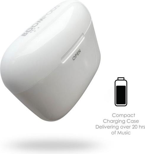 Actual product image Boompods Bassline GO Bluetooth® HiFi In Ear Headphones In Ear Headset, Volume Control, Sweat Resistant... (ANC, 23 h, Wireless)