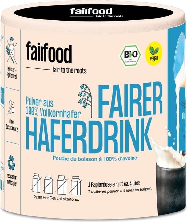Fairfood Freiburg Faires Haferdrinkpulver für bis zu 4L