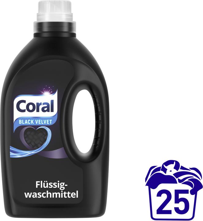 Produktbild Coral Black Velvet (25 Waschgänge, Flüssigwaschmittel)