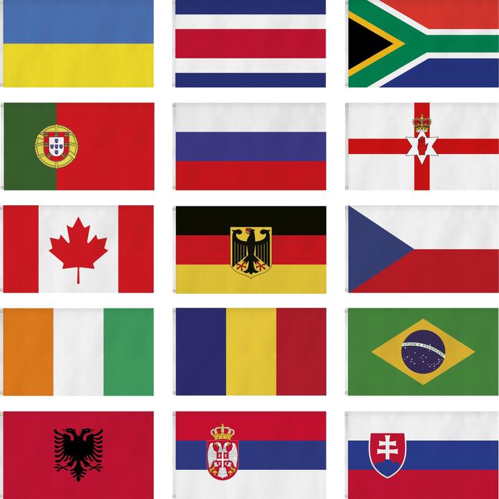 Image du produit Normani Drapeau Pays 90 cm x 150 cm
