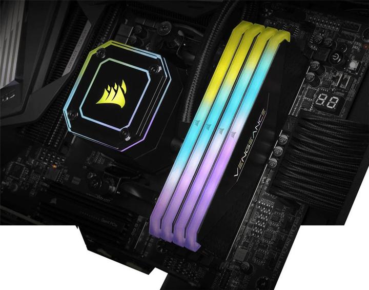 Actual product image Corsair Vengeance RGB RT (2 x 16GB, 3200 MHz, DDR4-RAM, DIMM)