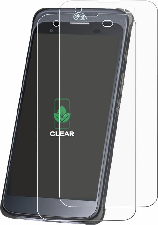 Actual product image ScreenLeaf Screen Protector sustainable Screen Protection, clear, anti-scratch (2 Piece, HTC 10)