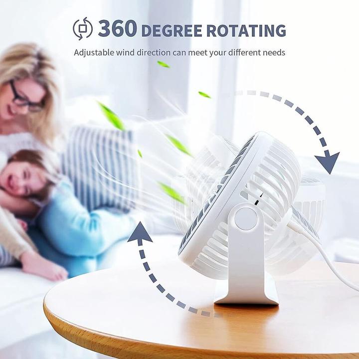 Actual product image Cover-Discount Mini Portable Table Fan (40 dB)