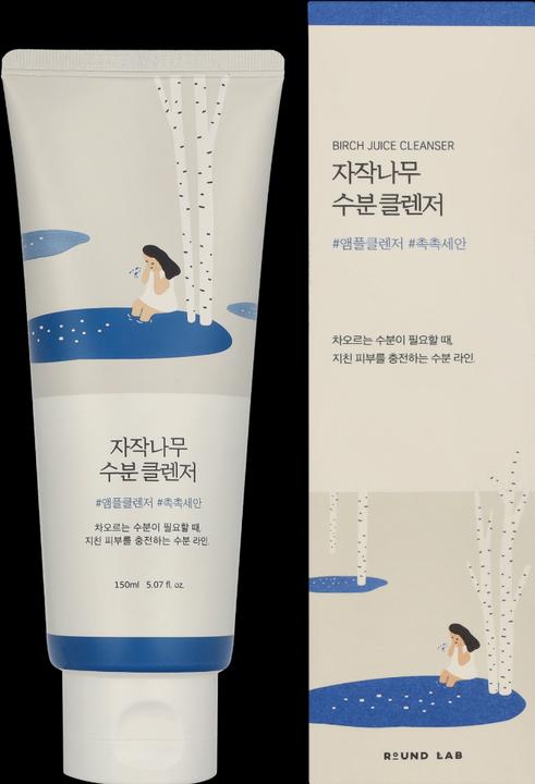 Image du produit Round Lab Jus de Bouleau Nettoyant Hydratant (Mousse, 150 ml)