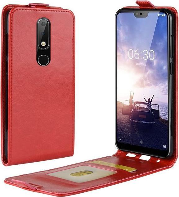 Produktbild MU Classic Crazy Horse Leder Flipcase Series (Nokia 5.1 Plus)