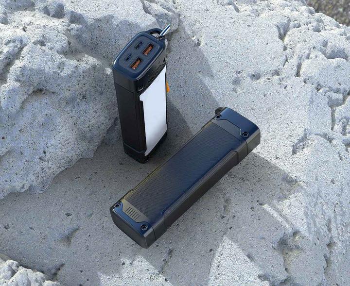 Image du produit Revolt Banque d'alimentation USB d'extérieur de 20 000 mAh, lumière LED, USB-C PD 20 W, LED (20 mAh, 20 W)