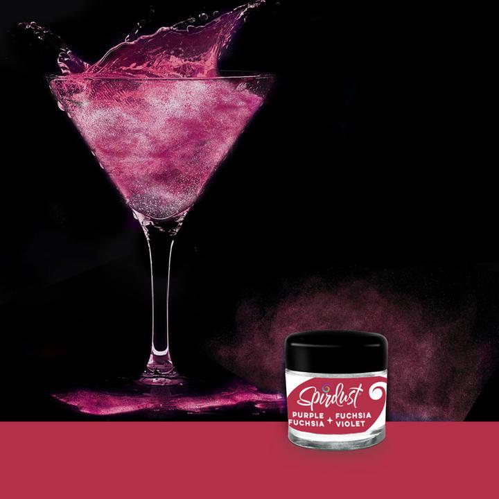 Roxy & Rich Glitzer für Cocktails Dunkelpink 1.5g