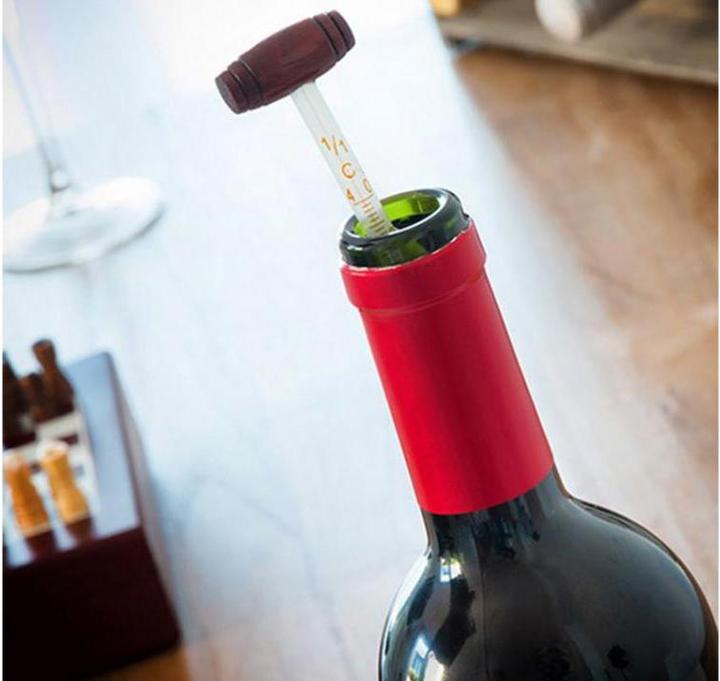 Actual product image Natura Punto Wine accessories set (Wine stopper, Wine thermometer, Drip ring)