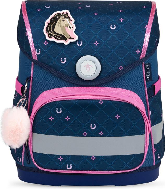 Actual product image Belmil COMPACT Schulrucksack-Set Meet your Horses (19 l)