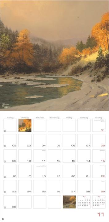 Produktbild Thomas Kinkade: Land of Light Broschurkalender 2026 (29.5 x 30 cm, Harter Einband, Deutsch)