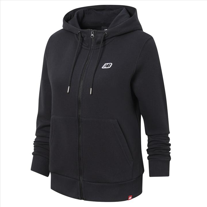 New Balance W NB Small Logo Zip Hoodie (S)