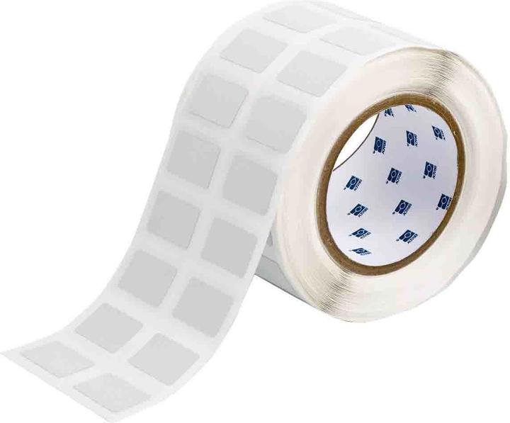 Actual product image Brady THT-22-428-2, Permashield, Polyester, metallised, 31.75 x 19.05 mm, permanent, with laminate