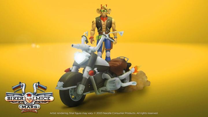 Produktbild Nacelle Consumer Biker Mice From Mars Fahrzeug Throttle's Martian Monster Bike 23 cm