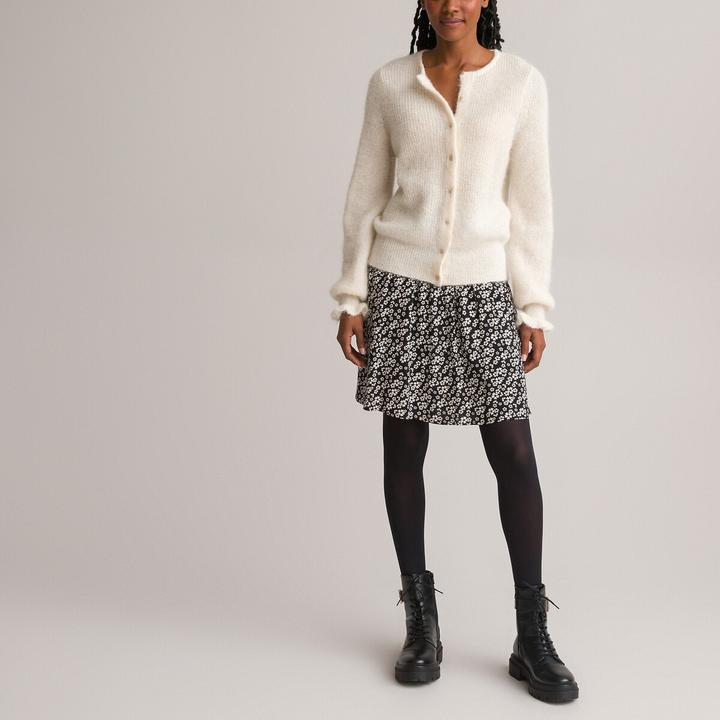 Immagine prodotto La Redoute Collections Cardigan con collo rotondo (XXL)