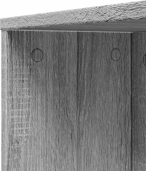Produktbild VidaXL Badschrank Hochschrank Nischenschrank Schmal mit Rollen Grau Sonoma (22 x 41 x 135 cm)