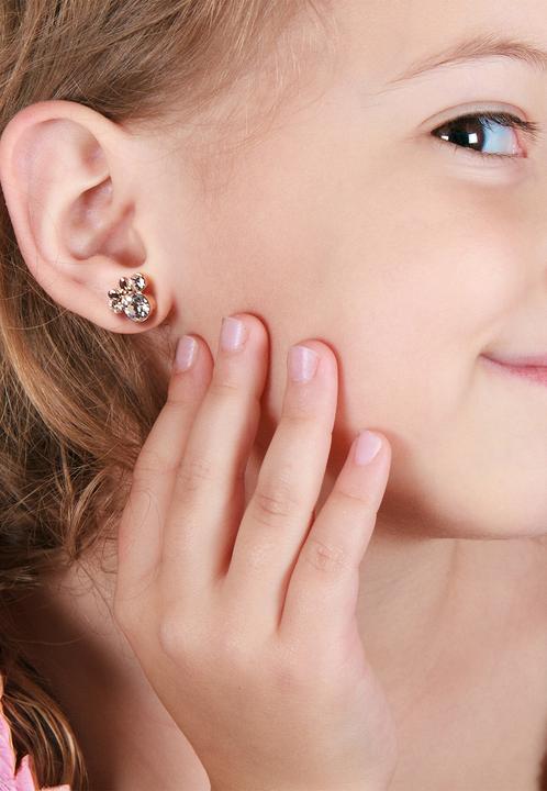 Image du produit Peers Hardy MINNIE - 1 Paire de Clous d'Oreilles - Laiton Argent Plaqué (Argent Sterling)