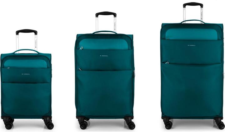 Gabol Cloud 4 Rollen Kofferset 3-teilig mit Dehnfalte (210 l, XL (ab 115l))