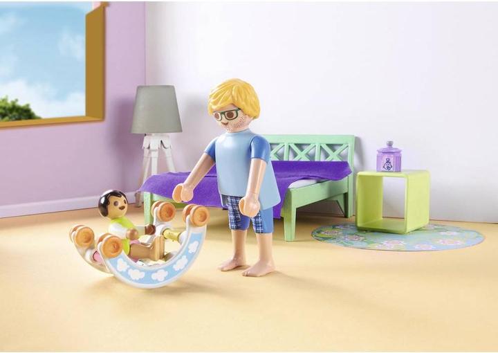 Image du produit Playmobil Chambre à coucher avec coin de jeu pour bébé (71609, Playmobil Ma vie)