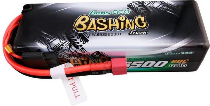 Actual product image Gens Ace G-Tech 5500mAh 11.1V 3S1P 60C HardCase 15# car Battery (11.10 V, 5500 mAh)