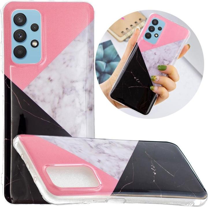 Produktbild Cover-Discount Galaxy A32 5G - Softes Silikon Gummi Case Tri-Marble (Samsung Galaxy A32 5G)