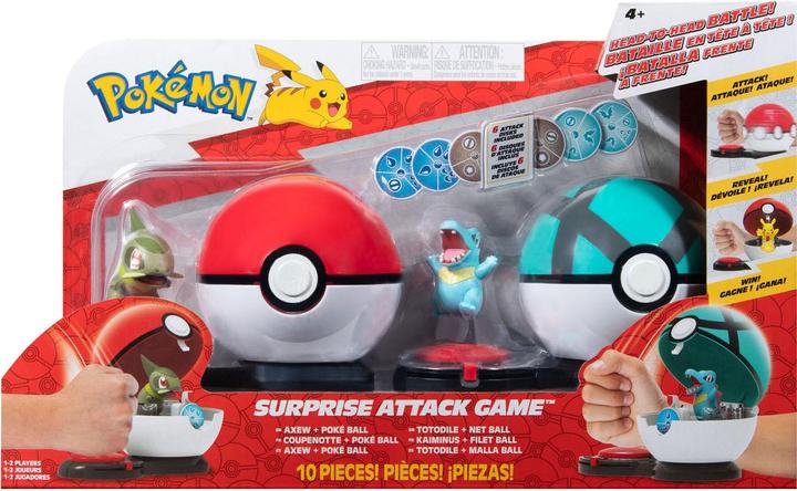 Produktbild Boti Spielset „Pokémon Surprise Attack“ – Axew Pokeball vs. To