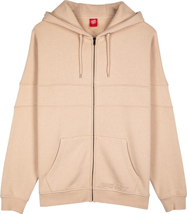 Santa Cruz Tonal Strip Panel Zip Hoodie