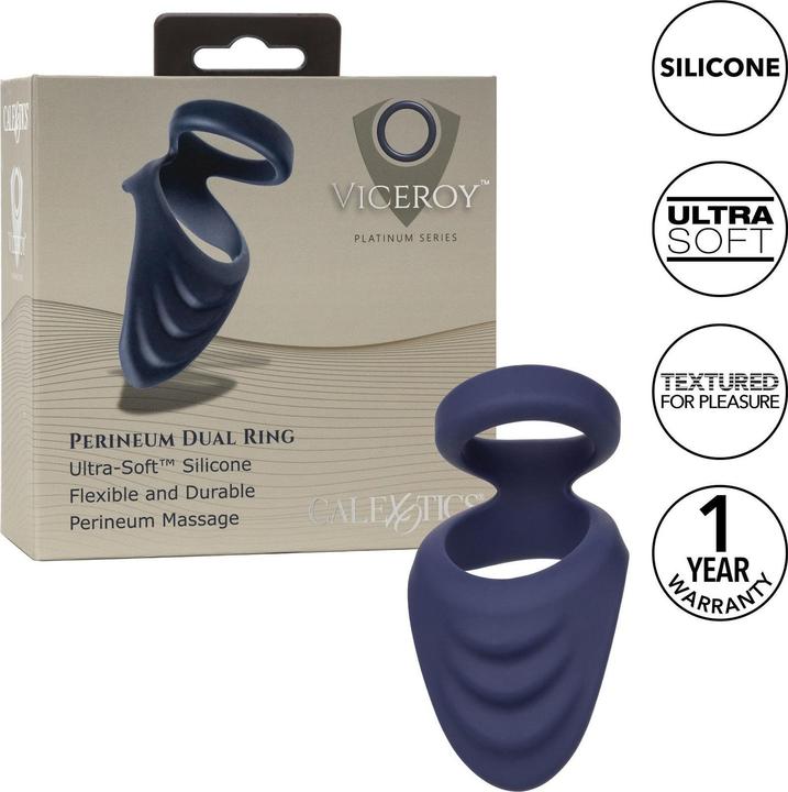 Actual product image CalExotics Viceroy™ Perineum Dual Ring (3.25 cm)