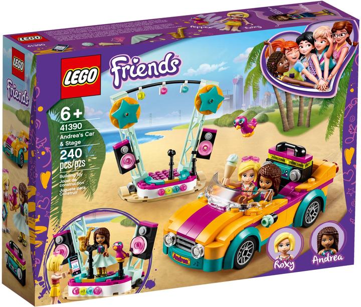 Produktbild LEGO Friends Andreas Bühne & Auto (41390, LEGO Friends)