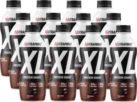 Produktbild Nutramino Protein XL Recovery Shake Chocolate (12x475ml) (Chocolat, 12 Stk., 5.70 g)