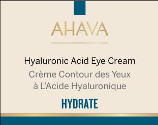 Label énergétique Ahava Hyaluronic Acid Eye Cream 15ml (15 ml)
