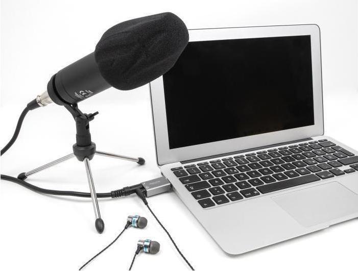 Produktbild Delock 66633 - Externe USB Soundkarte mit USB-A Stecker auf 2 x 3,5 mm Klinkenbuchse Plu (SATA 2.0)