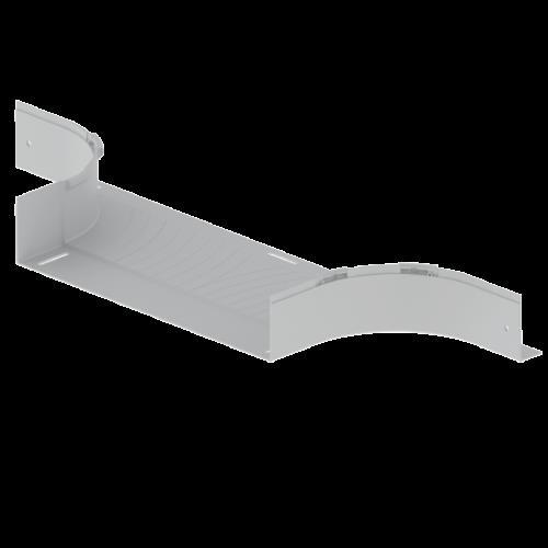 Actual product image Unex 66548 T-branch light grey RAL7035 100x500 U23X (10 cm)