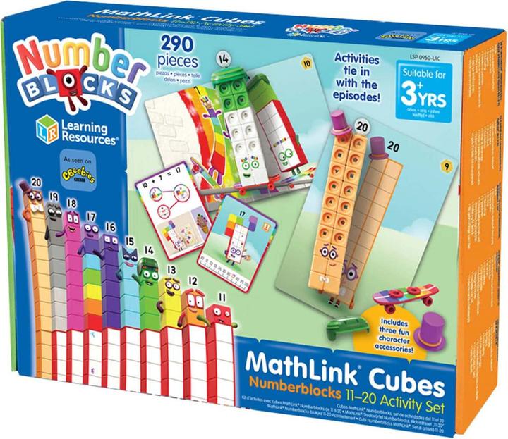 Immagine prodotto Learning Resources – Numberblocks – Activity Set with Numbers 11-20 (LSP0950-SCA)