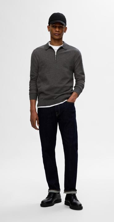 Image du produit Selected Homme Polo à manches longues en tricot (M)