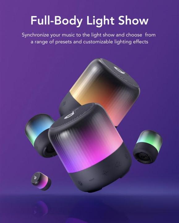 Produktbild soundcore Glow Mini (12 h, Akkubetrieb)