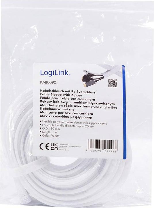 Actual product image LogiLink Kabelschlauch (Cable conduit, 2.90 cm)