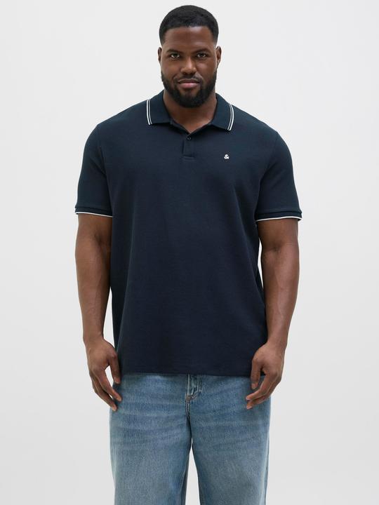 Actual product image Jack & Jones Plus Size Logo Poloshirt Poloshirt (3XL)